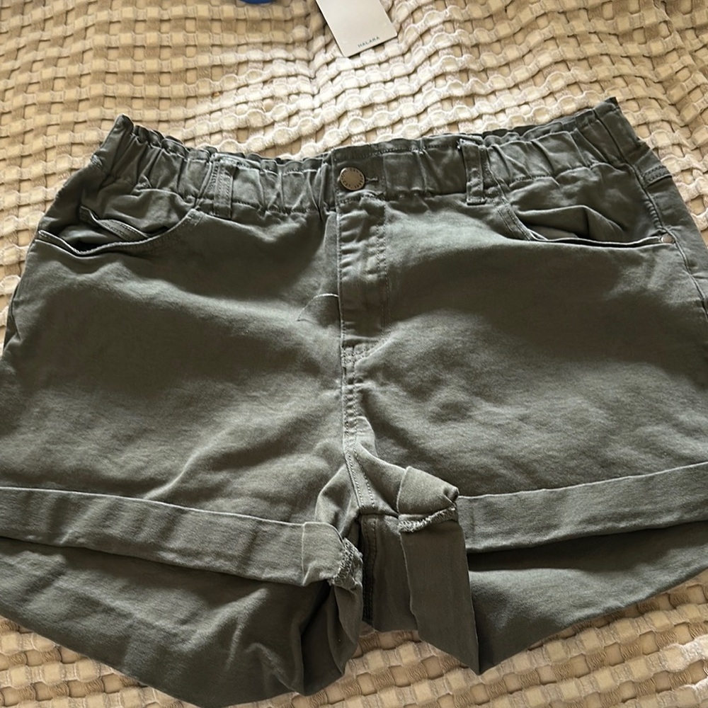 Women's Olive Green Shorts